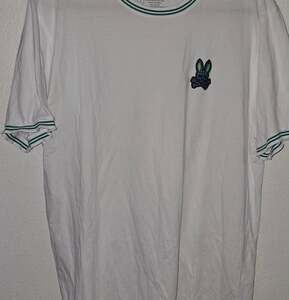 Psycho Bunny Banks Fashion Tee in White